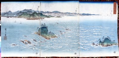 Konu söz konusu olduğunda, bu bir balon, SD. Yalnızca tsw (Utagawa) Hiroshige (1797-1858) dönüşümüne göre P Hayashi ts. by Ando or Utagawa Hiroshige