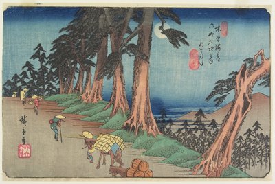26 Mochizuki by Ando or Utagawa Hiroshige