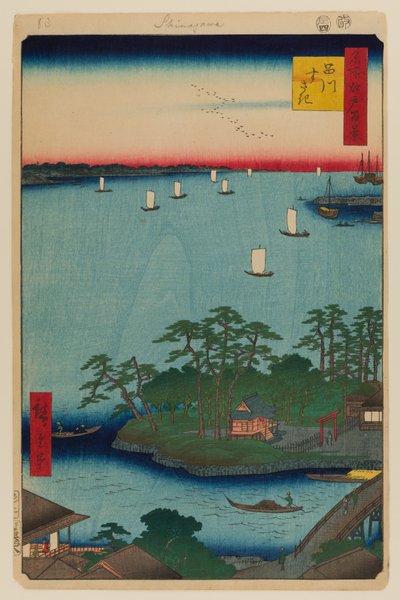 Shinagawa Susaki by Ando or Utagawa Hiroshige