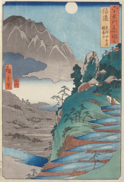 Şinano by Ando or Utagawa Hiroshige