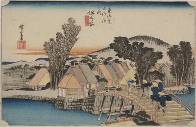 Shinmachi B by Ando or Utagawa Hiroshige