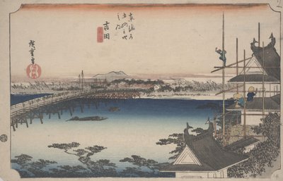 Toyokawa B Sırtı by Ando or Utagawa Hiroshige