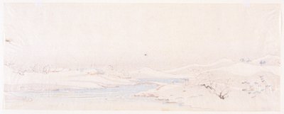 Kış Manzarası. Eyaletler Serisi. by Ando or Utagawa Hiroshige