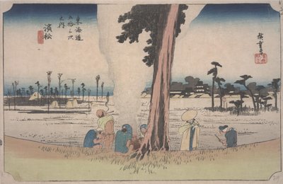 kış sahnesi by Ando or Utagawa Hiroshige