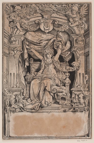 "Faust" baskısı için başlık sayfası ve Vinyet, Münih 1884 by André Bork