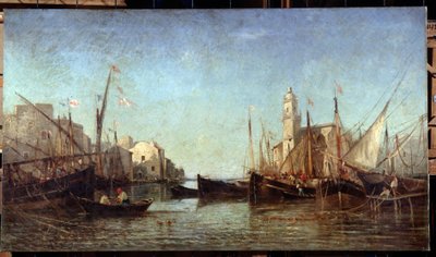 Martigues Görünümü by André Maglione