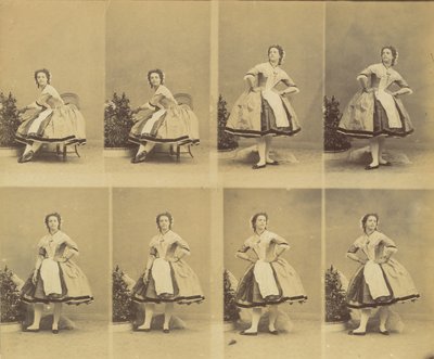 A Mlle Schliger, Mayıs-Ağustos 1861. by Andre Adolphe Eugene Disderi