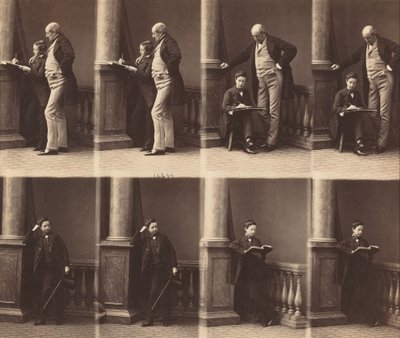 Bay Jadin ve Oğlu by Andre Adolphe Eugene Disderi