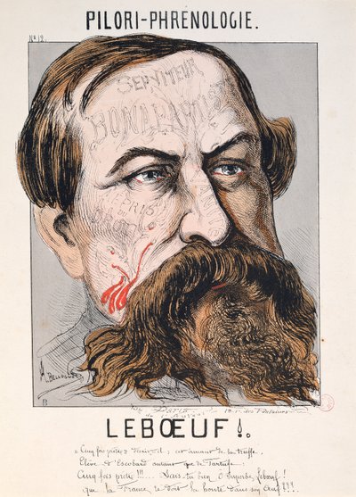 Pillory-Frenoloji: Leboeuf (gravür) by Andre Belloguet