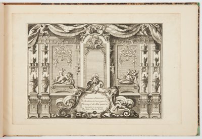 Mobilya ve Bronz ve Kakma İşlerinde Yeni Tasarımlar by Andre Charles Boulle