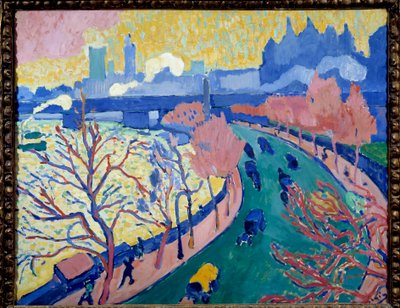 Charing Cross Köprüsü, Londra by Andre Derain