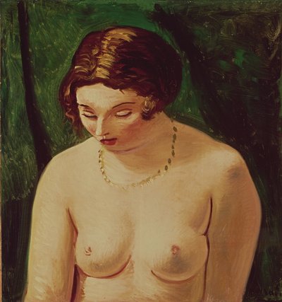 Kadın Nü (tuval üzerine yağlıboya) by Andre Derain