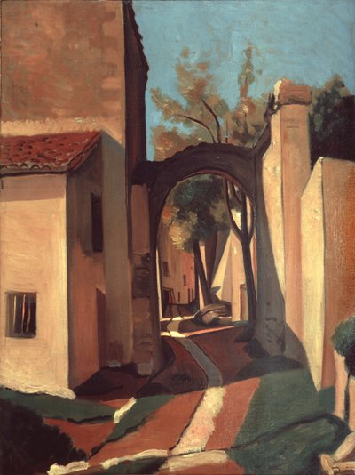 Provence Köyü (tuval üzerine yağlıboya) by Andre Derain