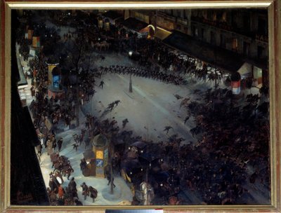 La Charge, Boulevard Montmartre Paris