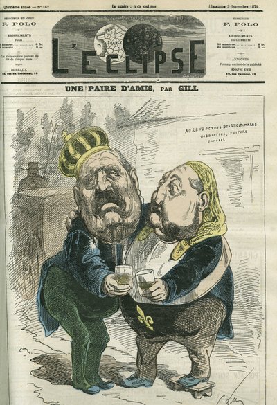 Bir çift arkadaş, Hippolyte de Villemessant (1812-1879), Figaro ve Prens Philippe d