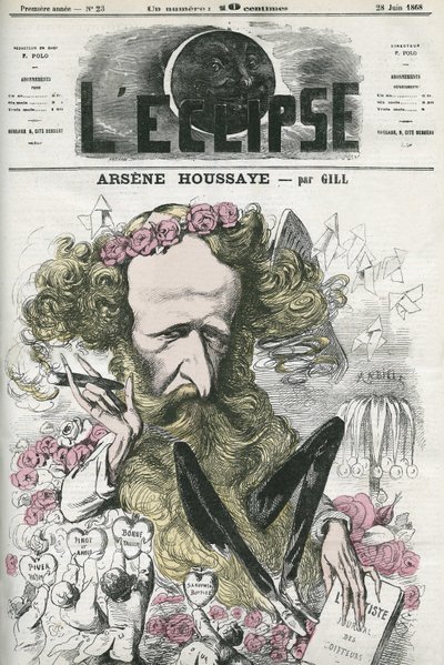 Arsene Housset dit Houssaye (1815-1896), Fransız bir edebiyatçı. Gill