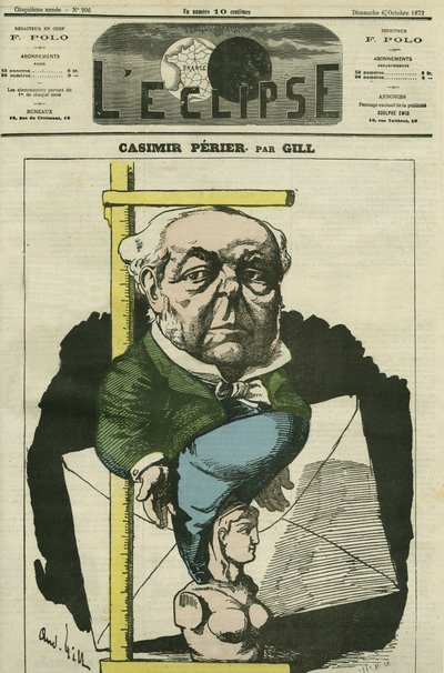 Auguste Casimir Perier (1811-1876), Fransız politikacı. Gill
