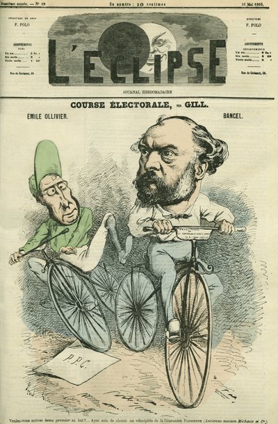Emille Ollivier (1825-1913), Fransız politikacı ve Bancel. 16 Mayıs Gill