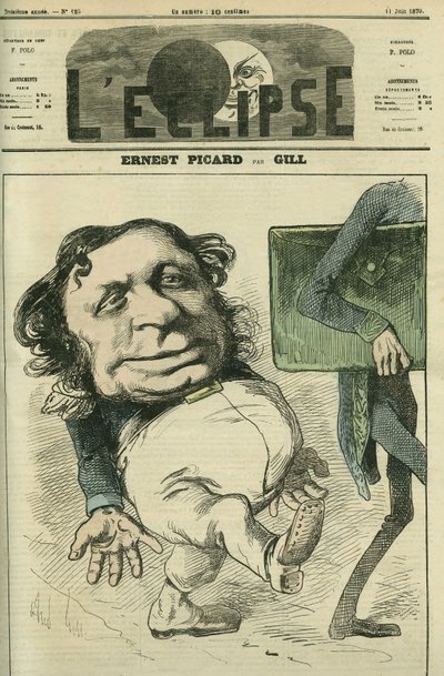 Ernest Picard (1821-1877), Fransız politikacı. Gill