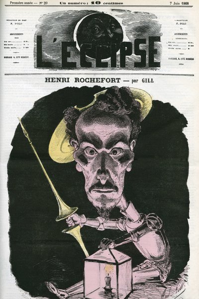 Henri Rochefort (1831-1913), Fransız gazeteci, yazar ve politikacı. Gill