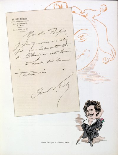 Fransız karikatürist Andre Gill