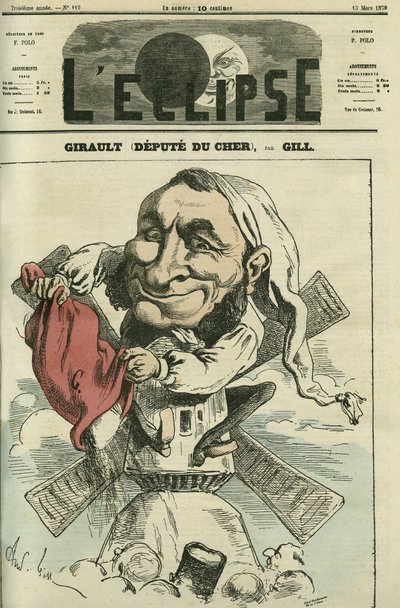 Jean Girault (1825-1909), Fransız değirmenci ve politikacı. 13 Mart
