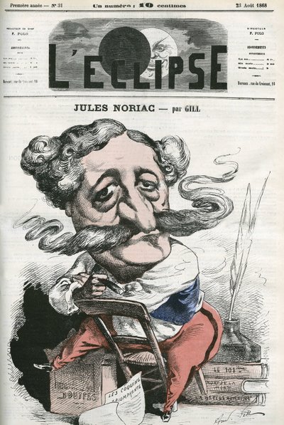 Jules Noriac (1827-1882), Fransız yazar, eleştirmen ve gazeteci. 23 Ağustos