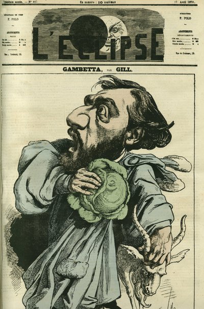 Leon Gambetta (1838-1882), Fransız politikacı Gill