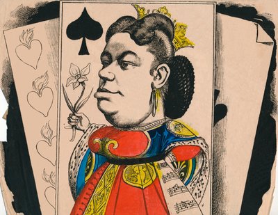 Opera tiyatrosundan Marie Sass, 1867. by Andre Gill