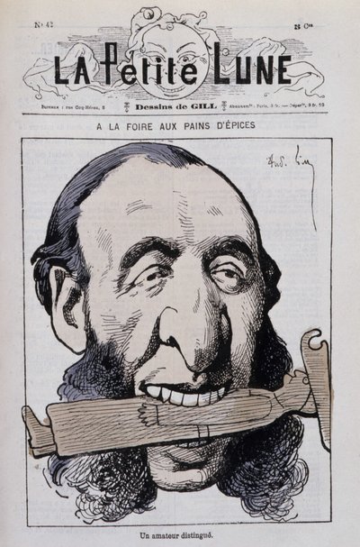 Zencefilli kurabiye fuarı, seçkin bir amatör: Karikatür, Jules Ferry