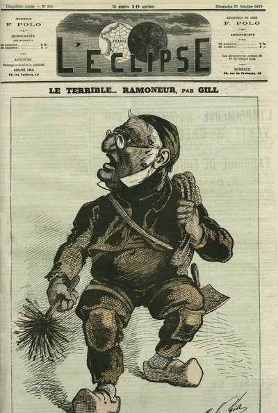 Korkunç baca bacası, Adolphe Thiers (1797-1877), Fransız tarihçi ve devlet adamı. 27 Ekim Gill