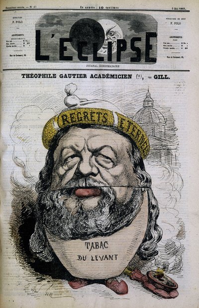 Théophile Gautier - Gill tarafından, 02/05/1869