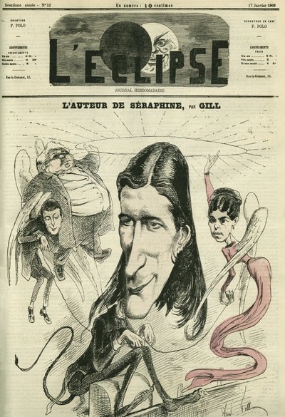Victorien Sardou (1831-1908), Fransız oyun yazarı. Gill