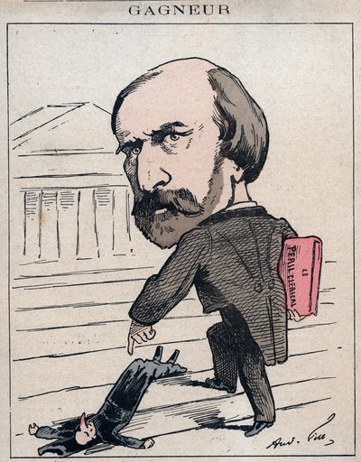 Wladimir Gagneur (1807-1889) Fourierci ve sosyalist ekonomist, Jura vekili (1873) - Andre Gill