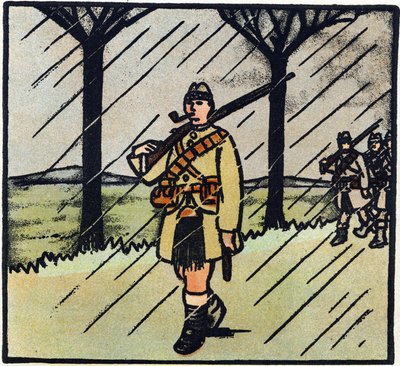 Birinci Dünya Savaşı 1914-1918 (14-18): Highlander. İskoçya