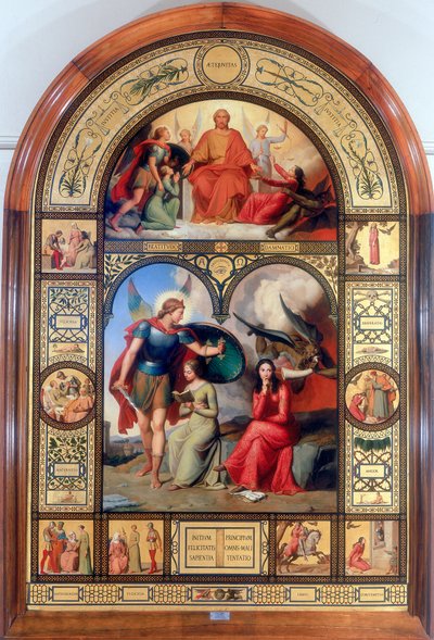 İyi ve Kötü, 19. yüzyıl by Andre Jacques Victor Orsel