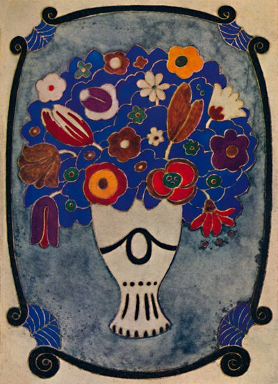 Parşömen Ciltleme, Aletli ve Renkli, 1914 by Andre Mare