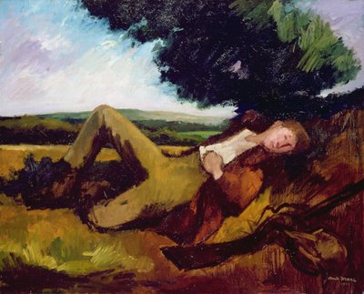Avcılar Dinleniyor ya da Uyuyan Avcı, 1929 by Andre Mare