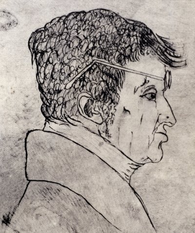 Andre-Marie Ampere'nin (Poleymieux-au-Mont-d'Or) Otoportresi by Andre Marie Ampere