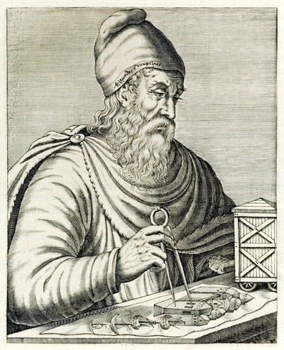?Gerçek Portreler??den Syracuse Arşimet André Thévet tarafından 1594