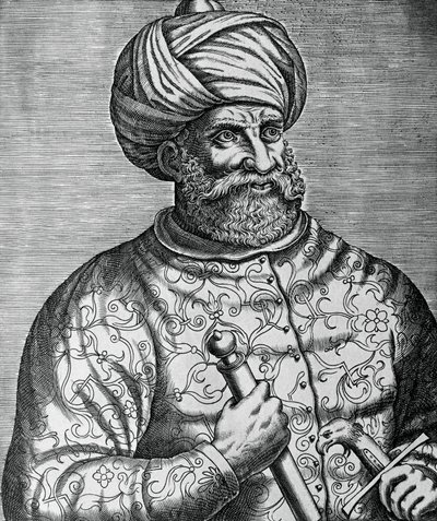 Barbarossa (1465-1546), Türk korsanı ve amiral olarak bilinen Khayr al-Din