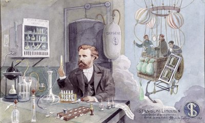 Stanislas Limousin (1831-87) 1949 (kağıt üzerine suluboya) by Andre des Gachons