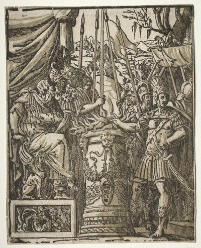 Mucius Scaevola by Andrea Andreani