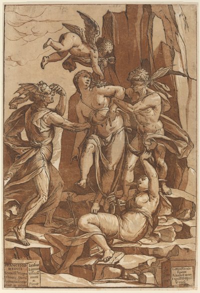 Erdem Alegorisi by Andrea Andreani after Jacopo Ligozzi
