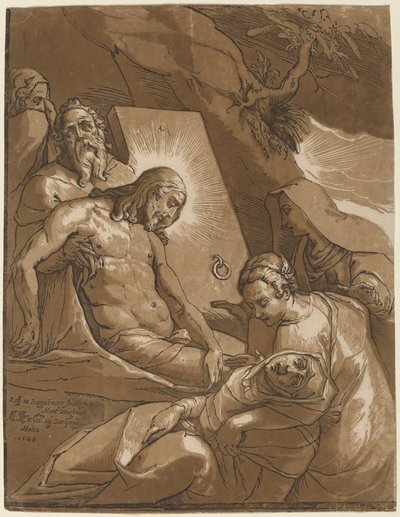 mezar by Andrea Andreani after Raffaello Motta