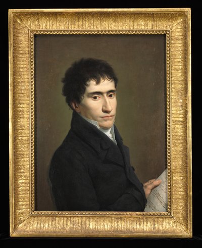 Bir Müzisyen Portresi, c. 1800. by Andrea Appiani