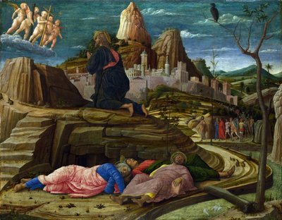 Bahçede Acı, c.1460 (panelde öfke) by Andrea Mantegna