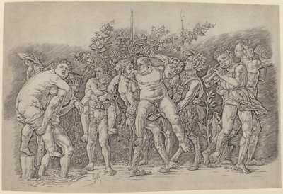 Silenus ile Bacchanal by Andrea Mantegna