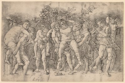 Silenus ile Bacchanal by Andrea Mantegna