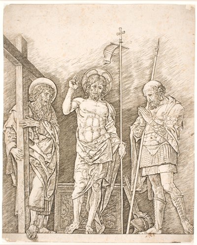 dirilmiş İsa by Andrea Mantegna